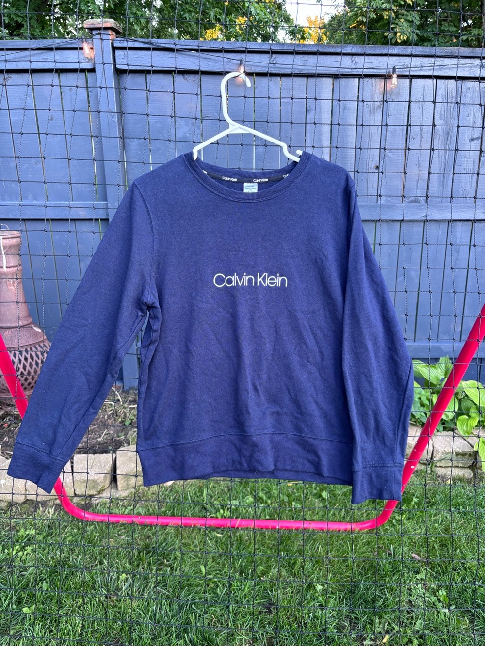 Calvin Klein Navy Blue Logo long sleeve